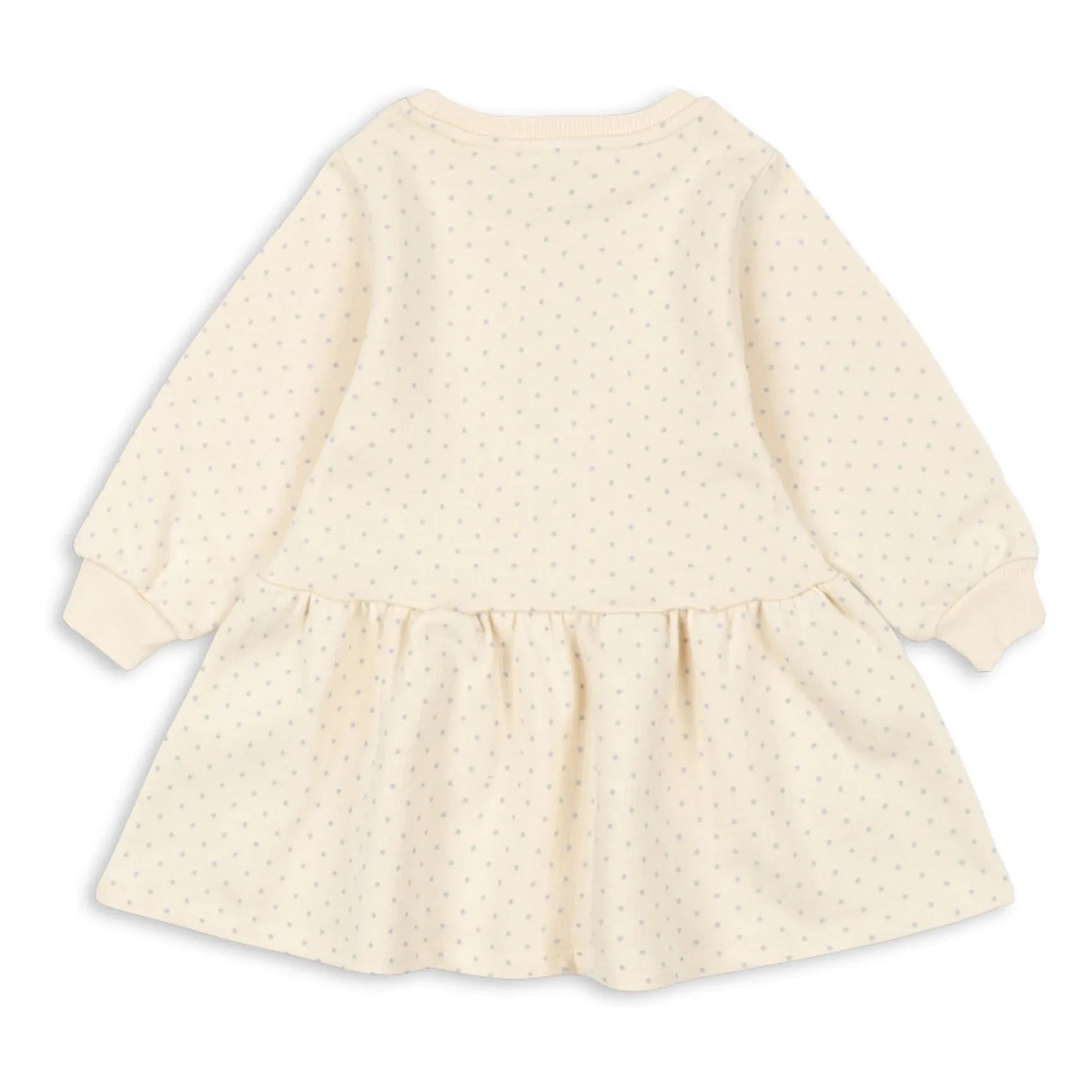 Konges Sløjd - Loupy Pois Organic Cotton Sweat Dress | Ivory