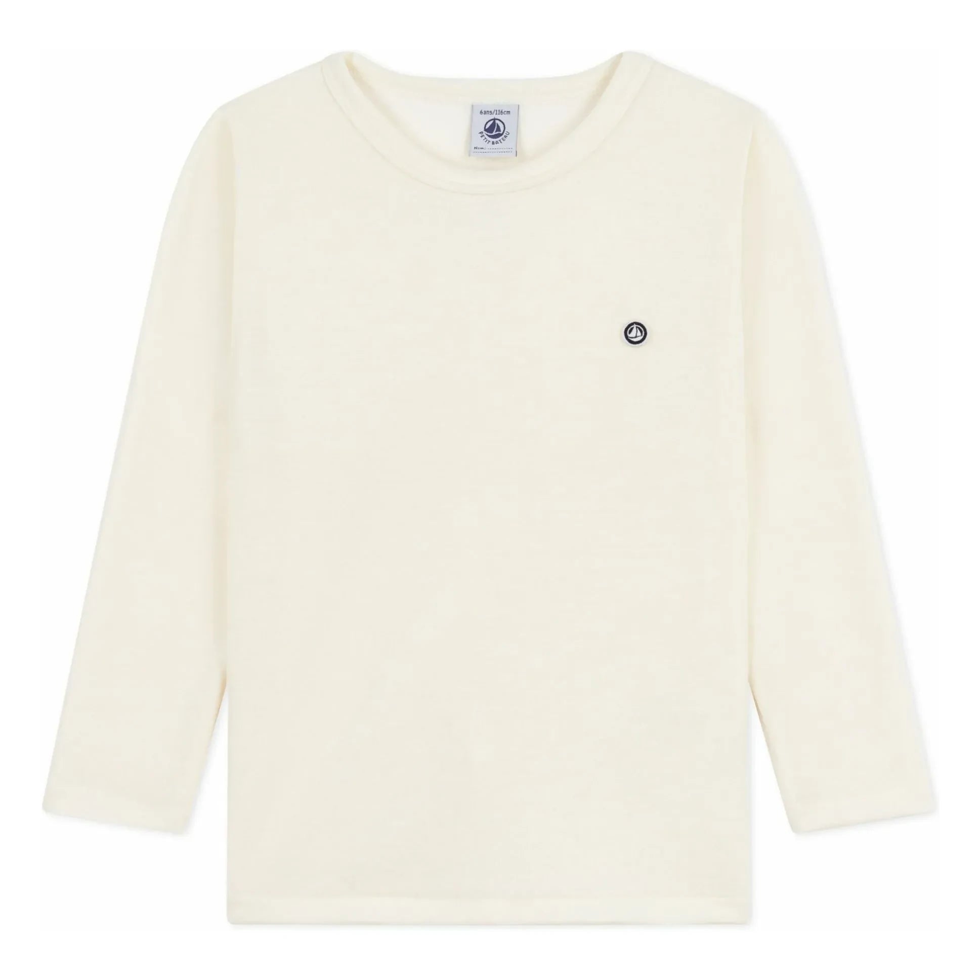 Petit Bateau - Yün Tişört | Ekru