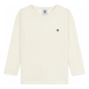 Petit Bateau - Yün Tişört | Ekru