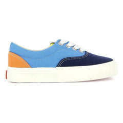 Bonton - Elastic Lace Skate Sneakers | Navy Blue