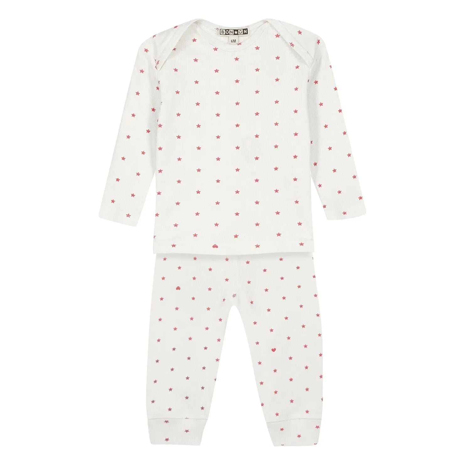 Bonton - Patino Yıldızlı Pijama | Pembe