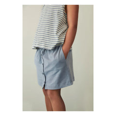 Gray Label - Bio-Baumwollrock | Eisblau