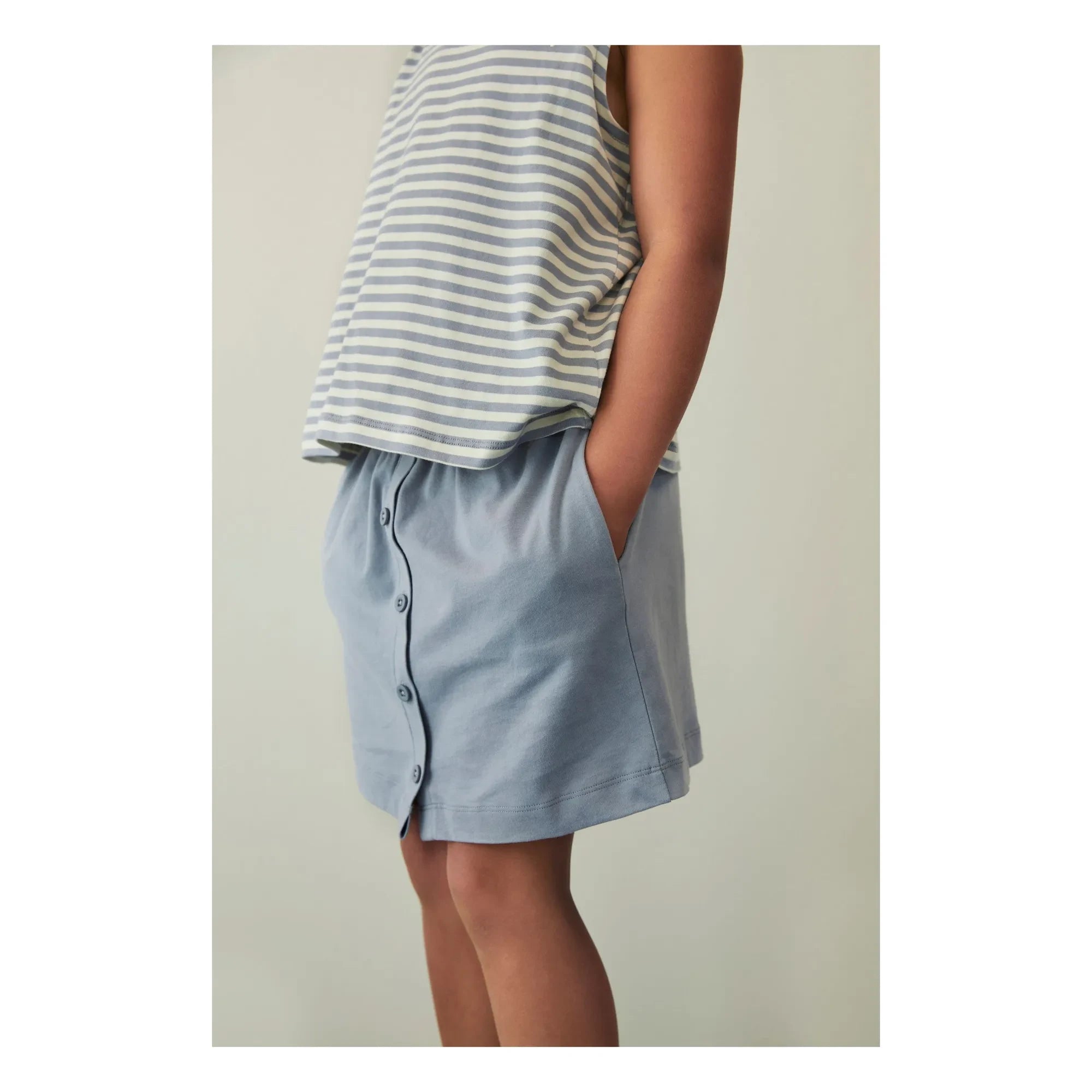 Gray Label - Bio-Baumwollrock | Eisblau