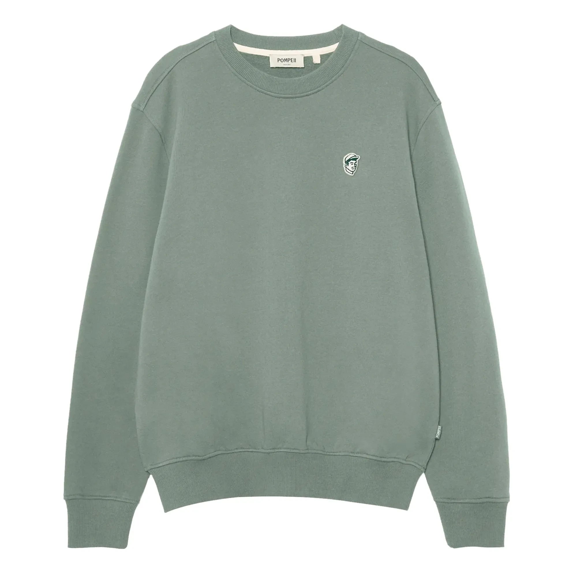 Pompeii - Emilio Crew Neck Sweater | Jade