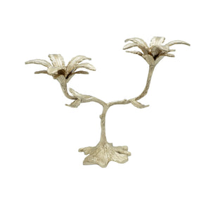 Doing Goods - Palash Candle Holder | Gold Brown