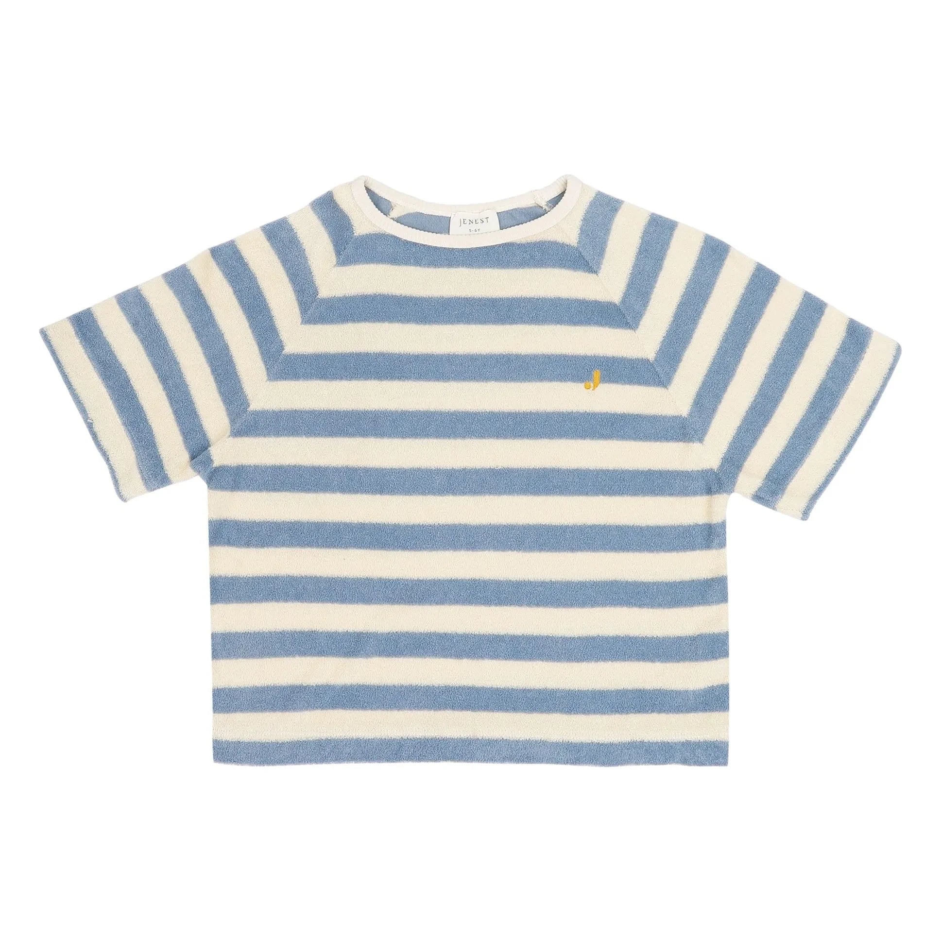 Jenest - Gestreiftes T-Shirt aus Bio-Baumwolle | Blau