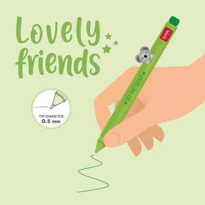 Legami - Stift mit "Sleeping la Vida Loca" Koala Tierfigur - Süße Freunde