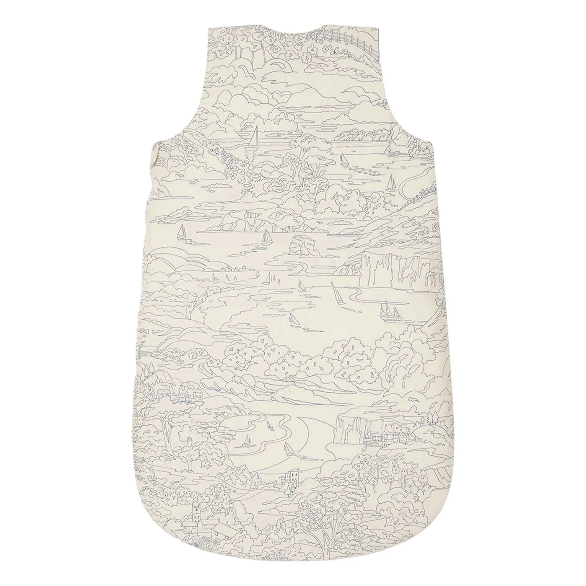 Bonpoint - Joujou Paysage Schlafsack aus Bio-Baumwolle | Ecru