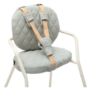 Charlie Crane - Tibu Cotton Muslin Seat Cushions for Chairs | Green