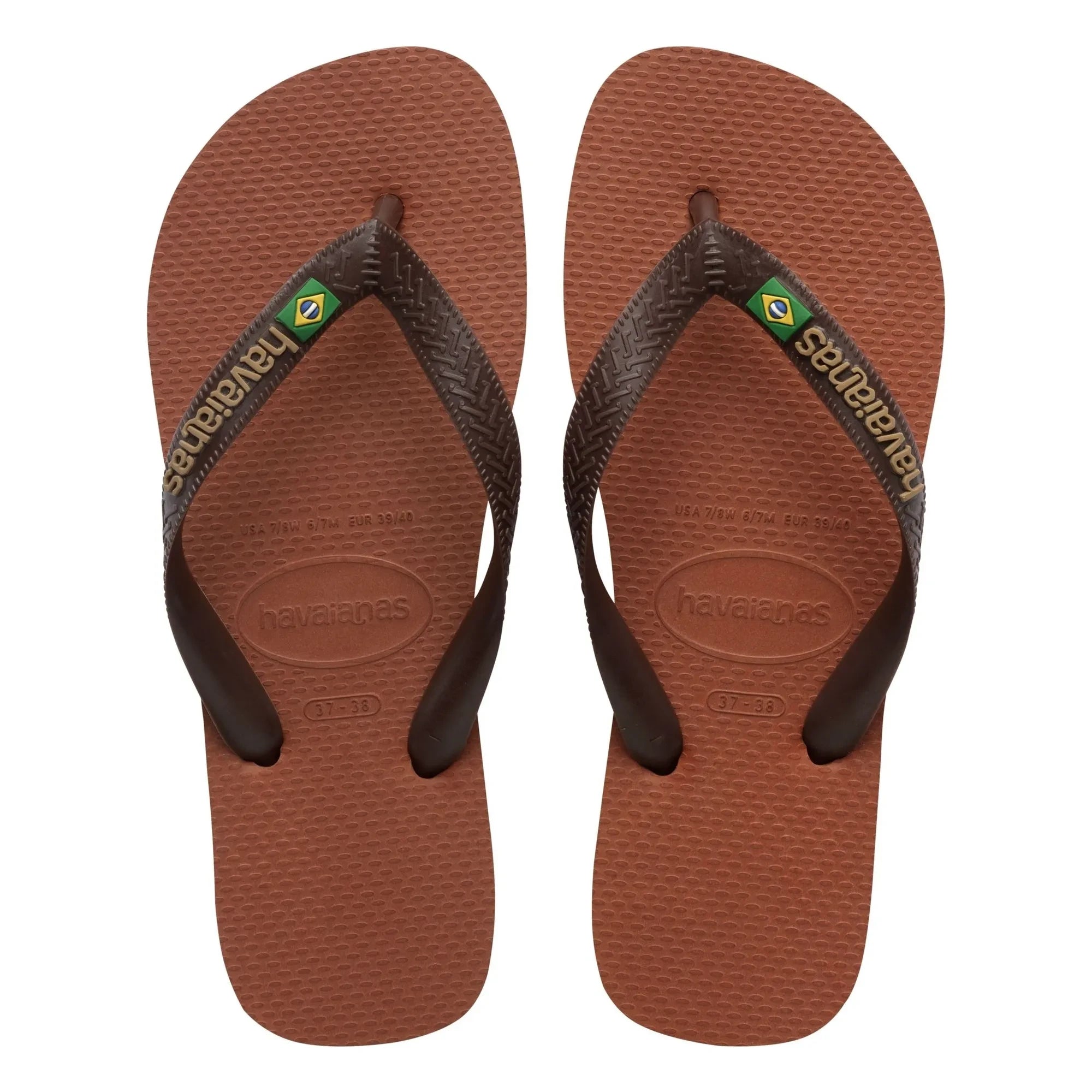Havaianas - Brasil Logo Parmak Arası Terlik | Kahverengi