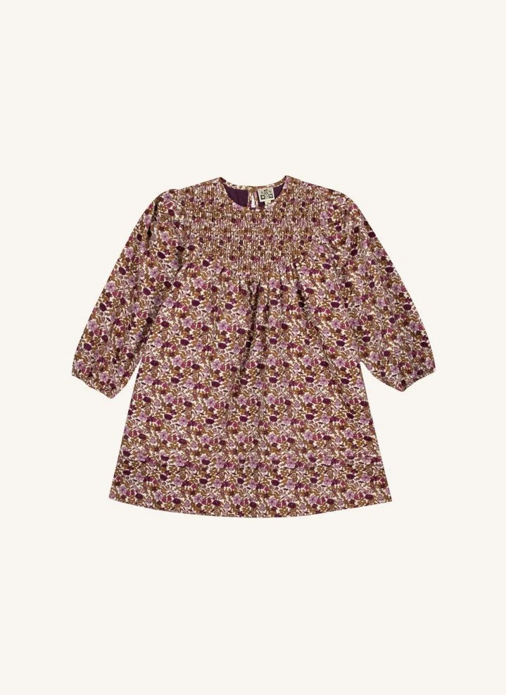 Bonton - Perle Fleurie Büzgülü Elbise | Karamel