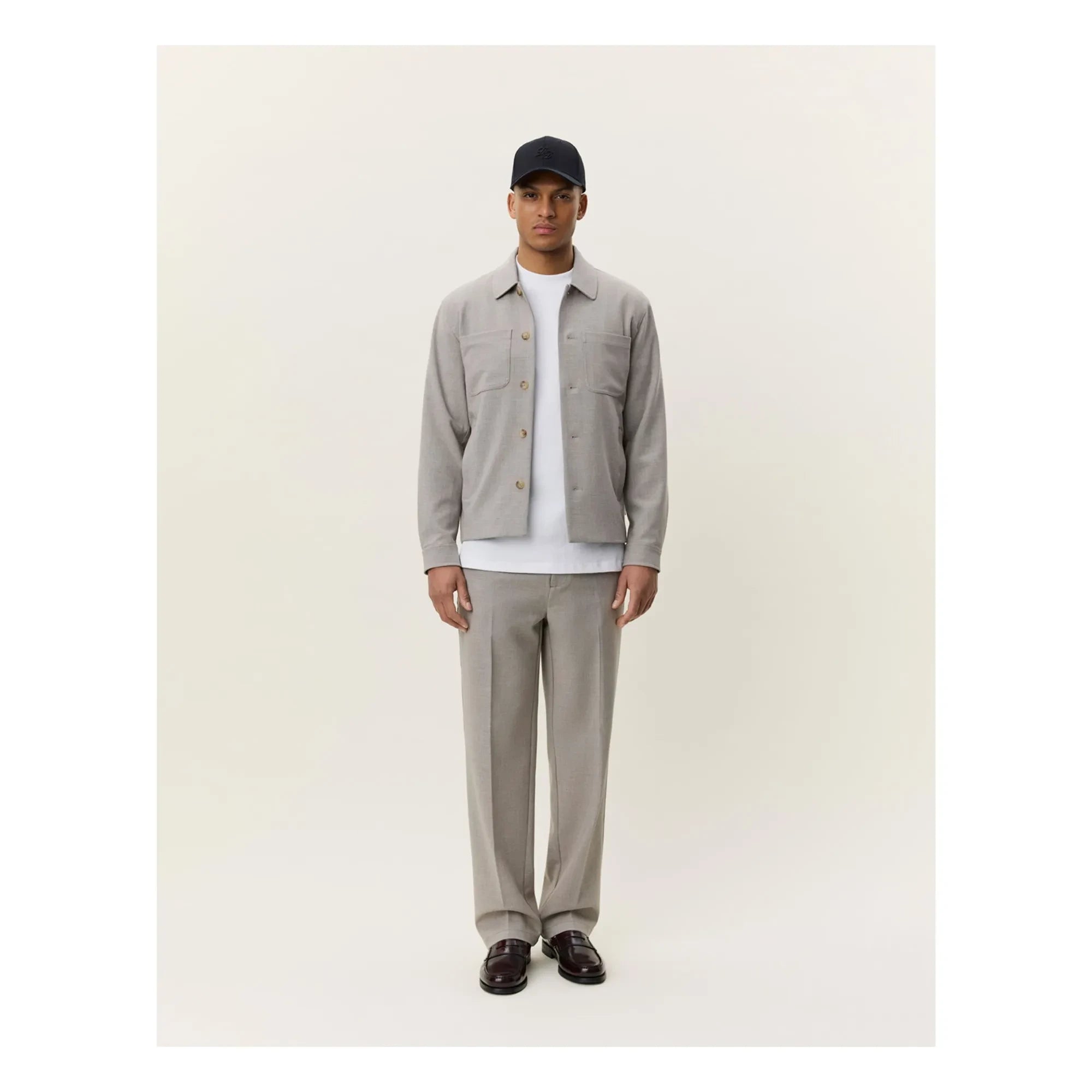 Les Deux - Veste Check Hybrid | Kahverengi
