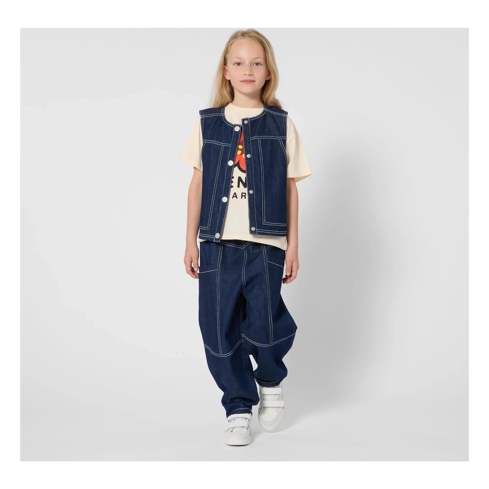Kenzo - Kenzo Garden Balon Jean | Koyu Mavi