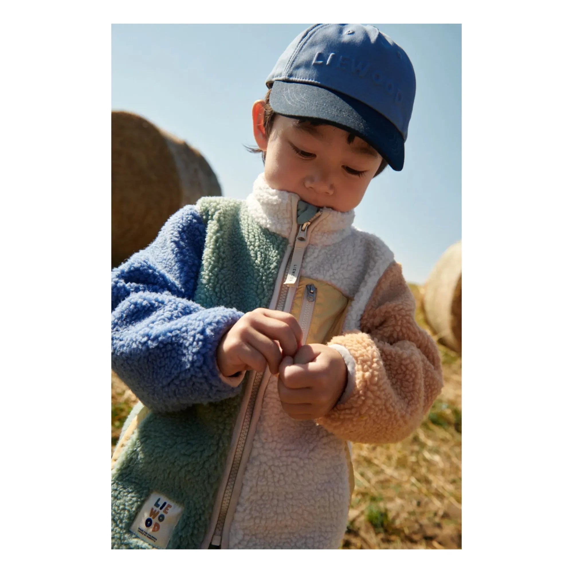 Liewood - Nolan Fleecejacke aus recycelter Faser | Minzgrün
