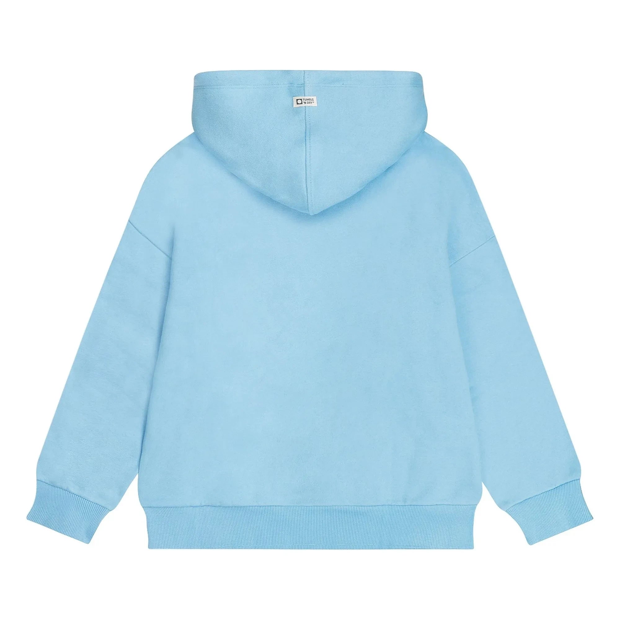 Tumble N'Dry - Tuzlu Organik Pamuklu Kapüşonlu Sweatshirt | Açık Mavi