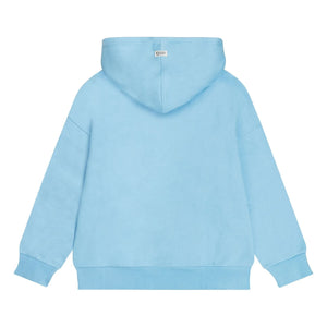 Tumble N'Dry - Tuzlu Organik Pamuklu Kapüşonlu Sweatshirt | Açık Mavi