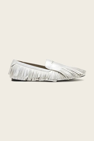 AllSaints Sandy Fringe Loafer Kadın Deri Mokasen