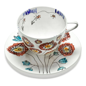 Serax - Coffee cup and saucer Anemone, Serax for Marni - 2'li Set | Süt