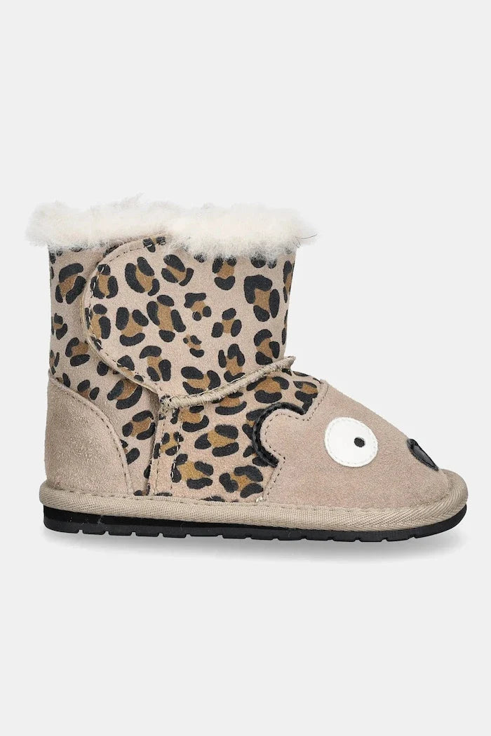 Emu Australia Cheetah Walker Çocuk Süet Kar Botları