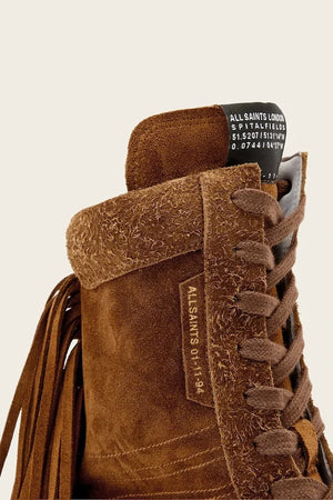 AllSaints Louise Fringe Ht Süet Ayakkabılar