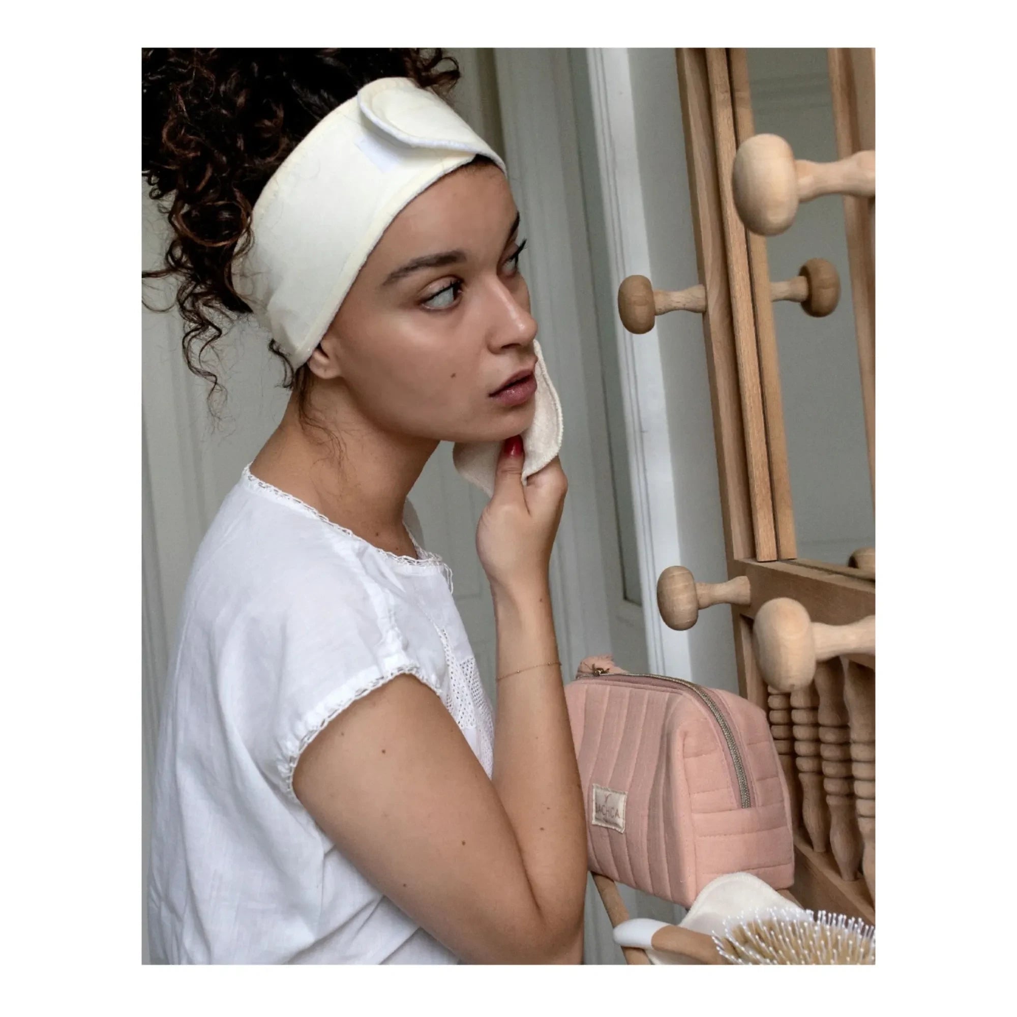 Bachca - Makeup and Skincare Headband | White