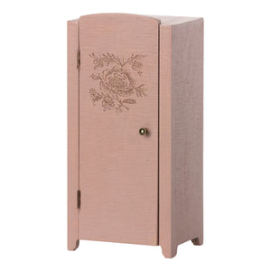 Maileg – Mini Holz Kleiderschrank | Rosa