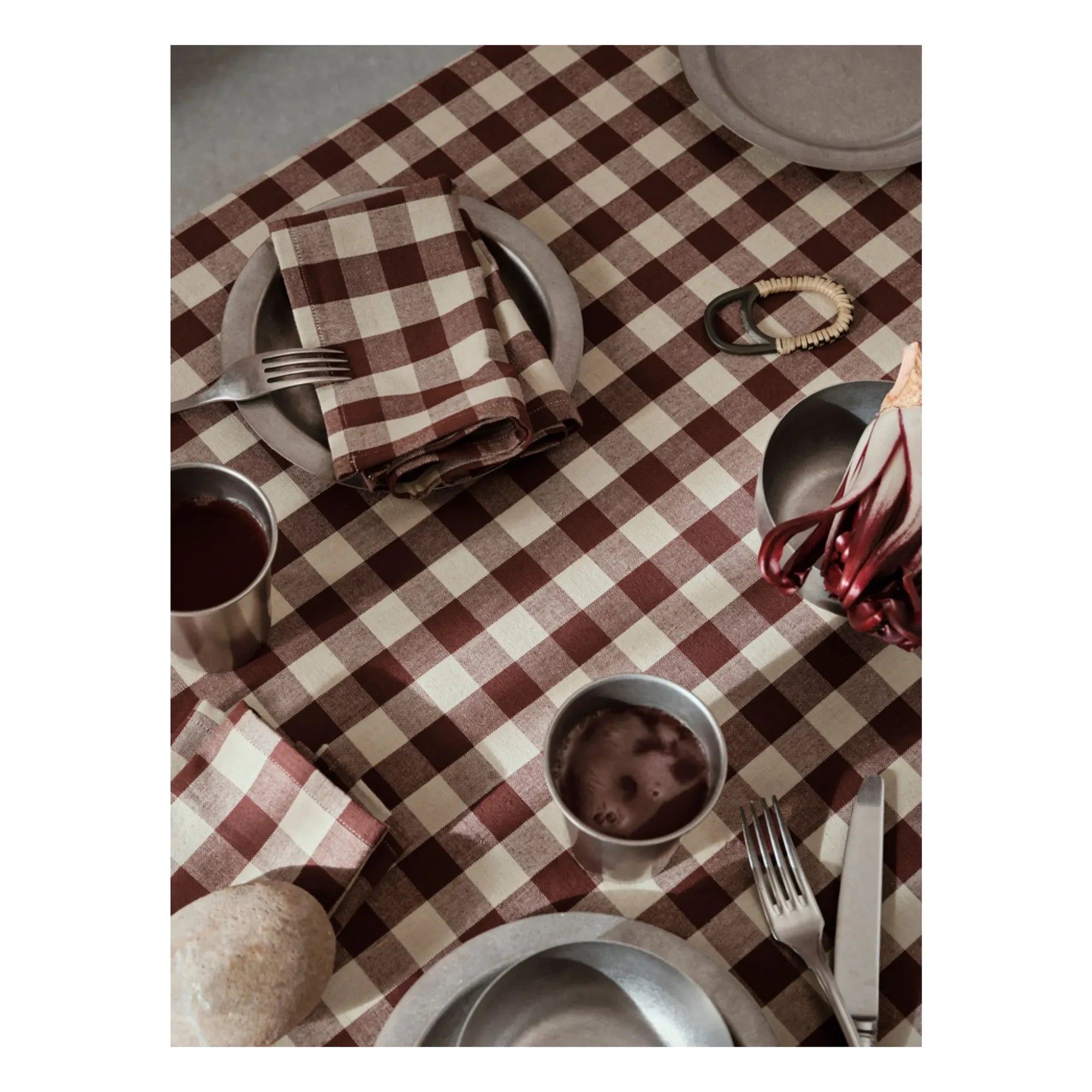 Ferm Living - Bothy Tischdecke | Braun