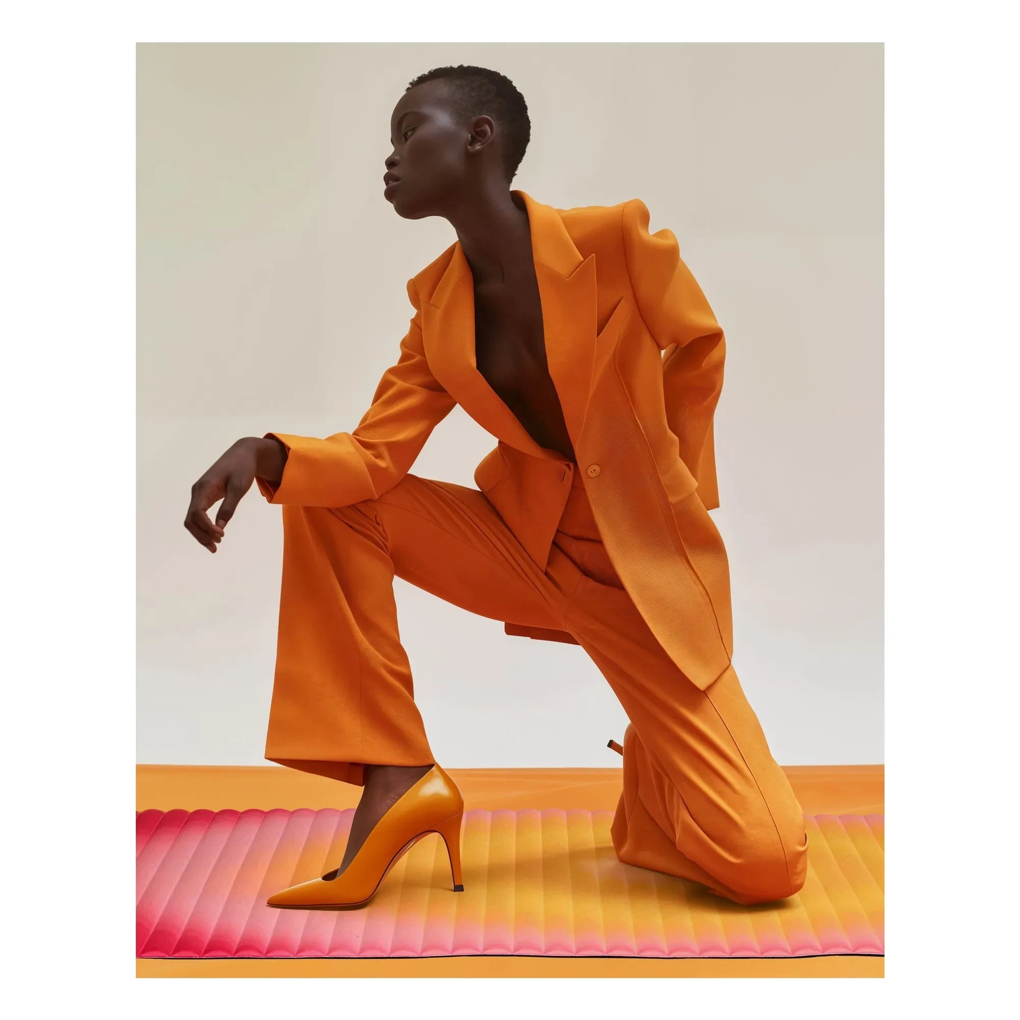 Hercule Studio - Archy Uchronia Sommer-Yogamatte | Rouge Brun