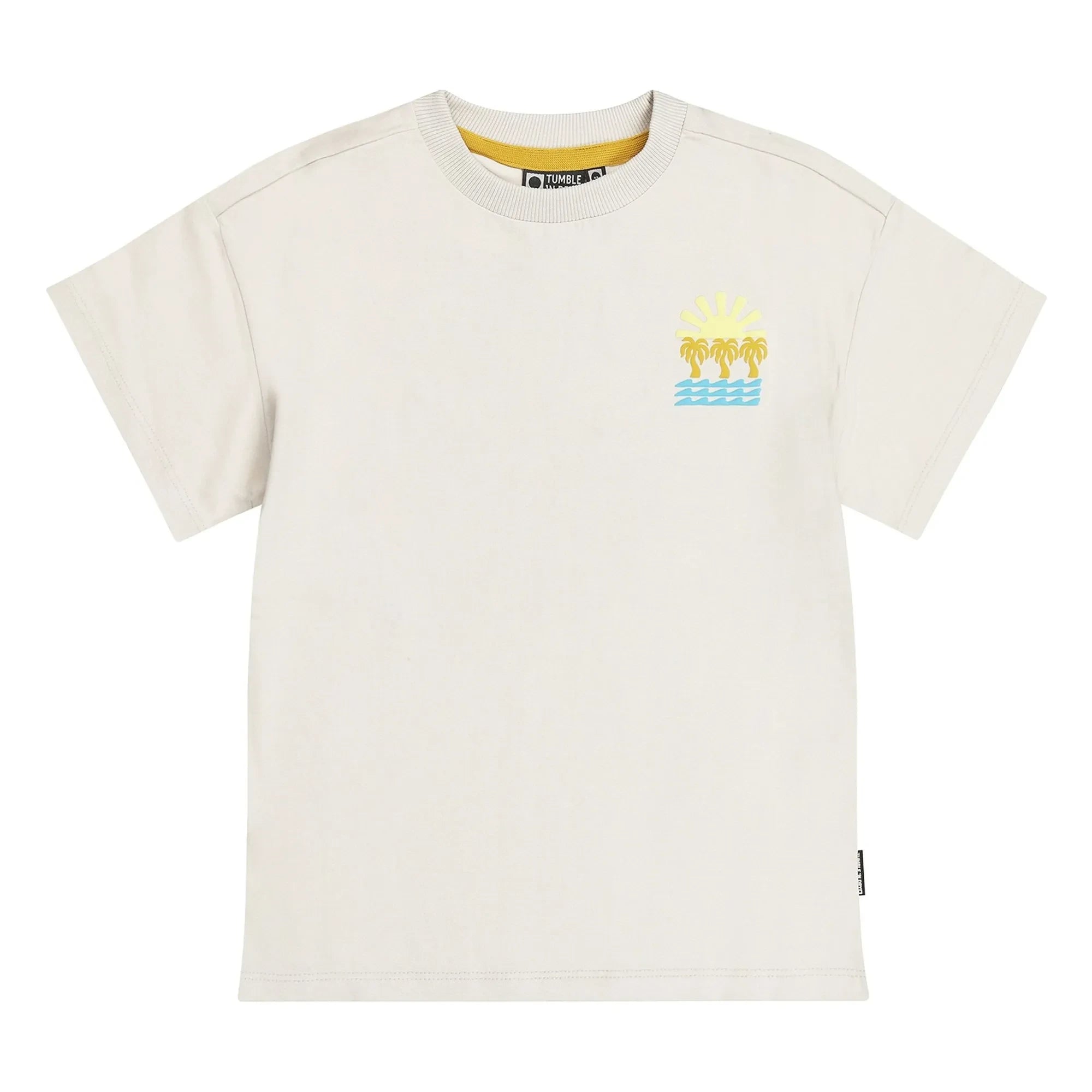 Tumble N'Dry - Oversized Saltwater T-Shirt Recycled Cotton | Ecru