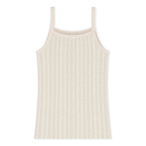 Petit Bateau - Ribbed Tank Top | Ecru