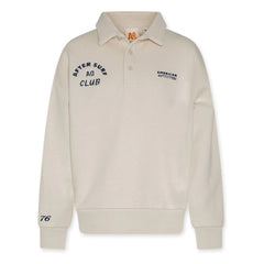 AO76 - Jack Club geri dönüştürülmüş pamuklu polo sweatshirt | Ekru