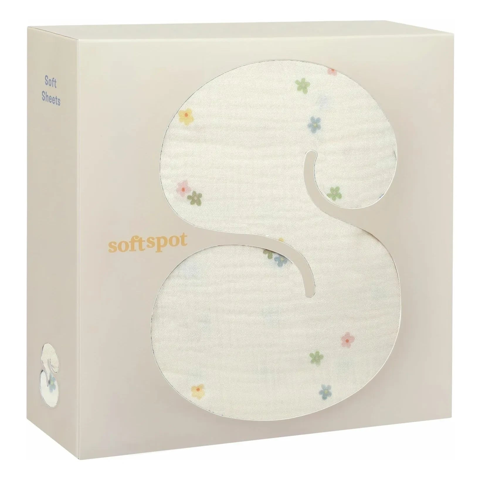 Soft Spot - Organic Cotton Dandelion Fitted Sheet | Off-White