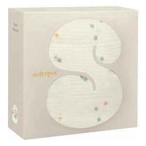 Soft Spot - Organic Cotton Dandelion Fitted Sheet | Off-White