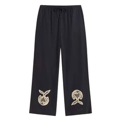 Thinking Mu - Brigitte Fish Bio-Baumwollhose | Marineblau