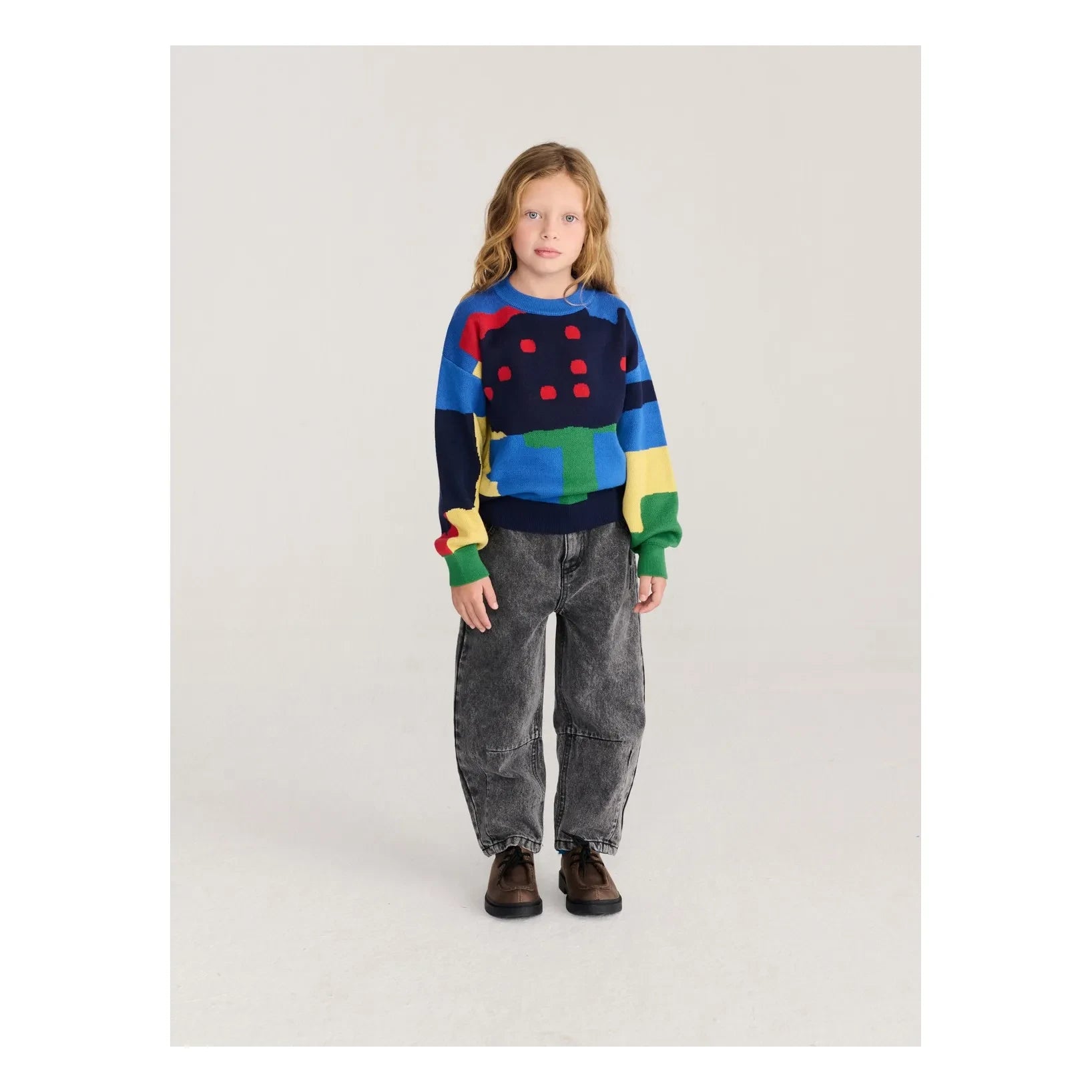 Bobo Choses - Gewaschene Jeans aus Bio-Baumwolle | Schwarz