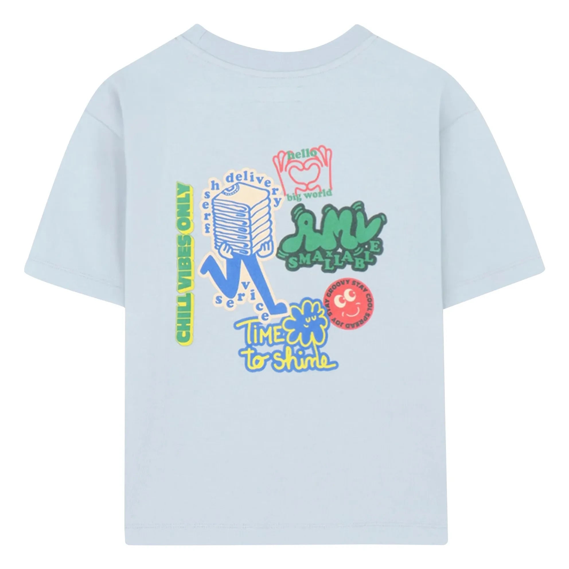 American Vintage - American Vintage X Smallable Collaboration - Ykobow T-Shirt | Light Blue