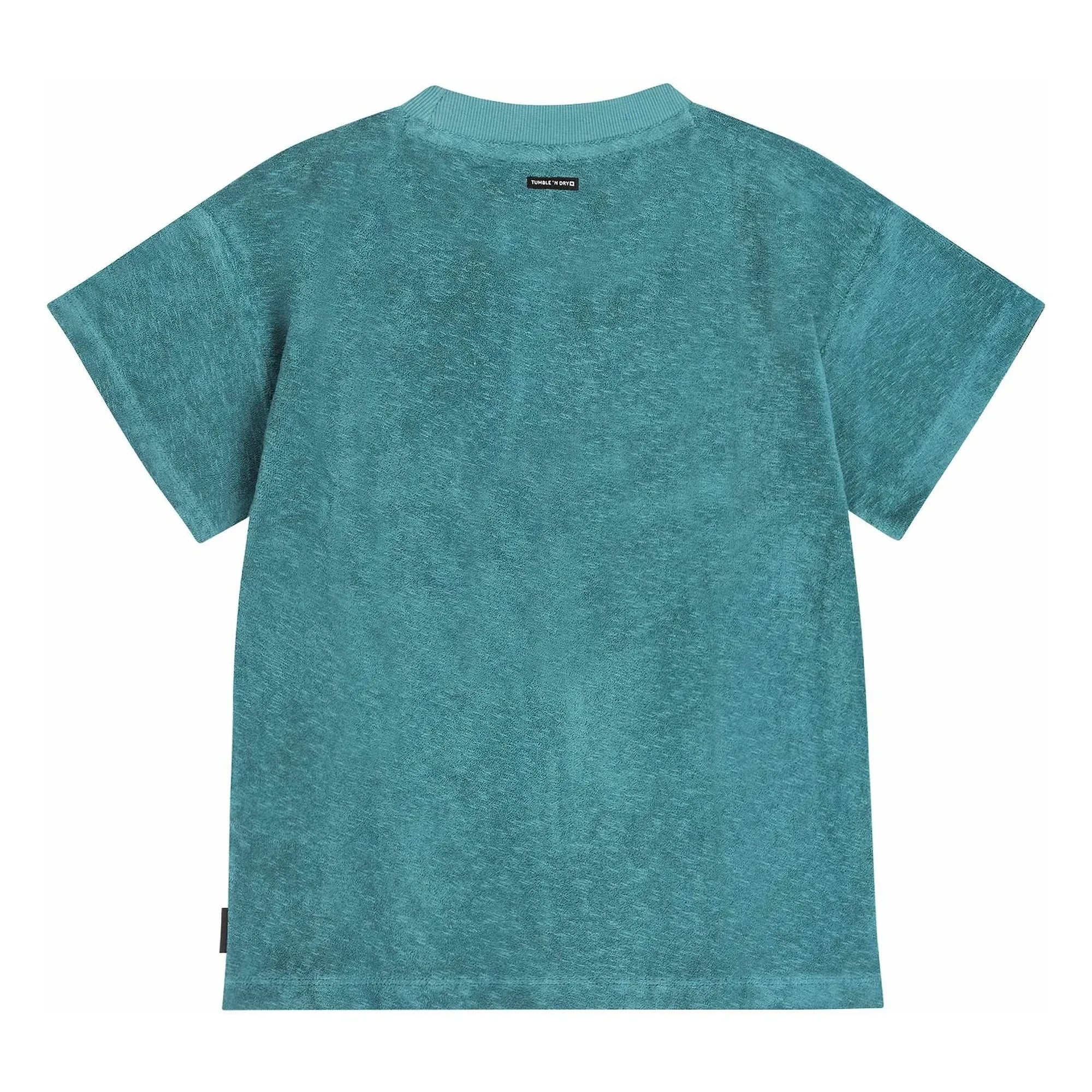 Tumble N'Dry – Morea Oversize T-Shirt aus Bio-Baumwolle | Peacock Blue