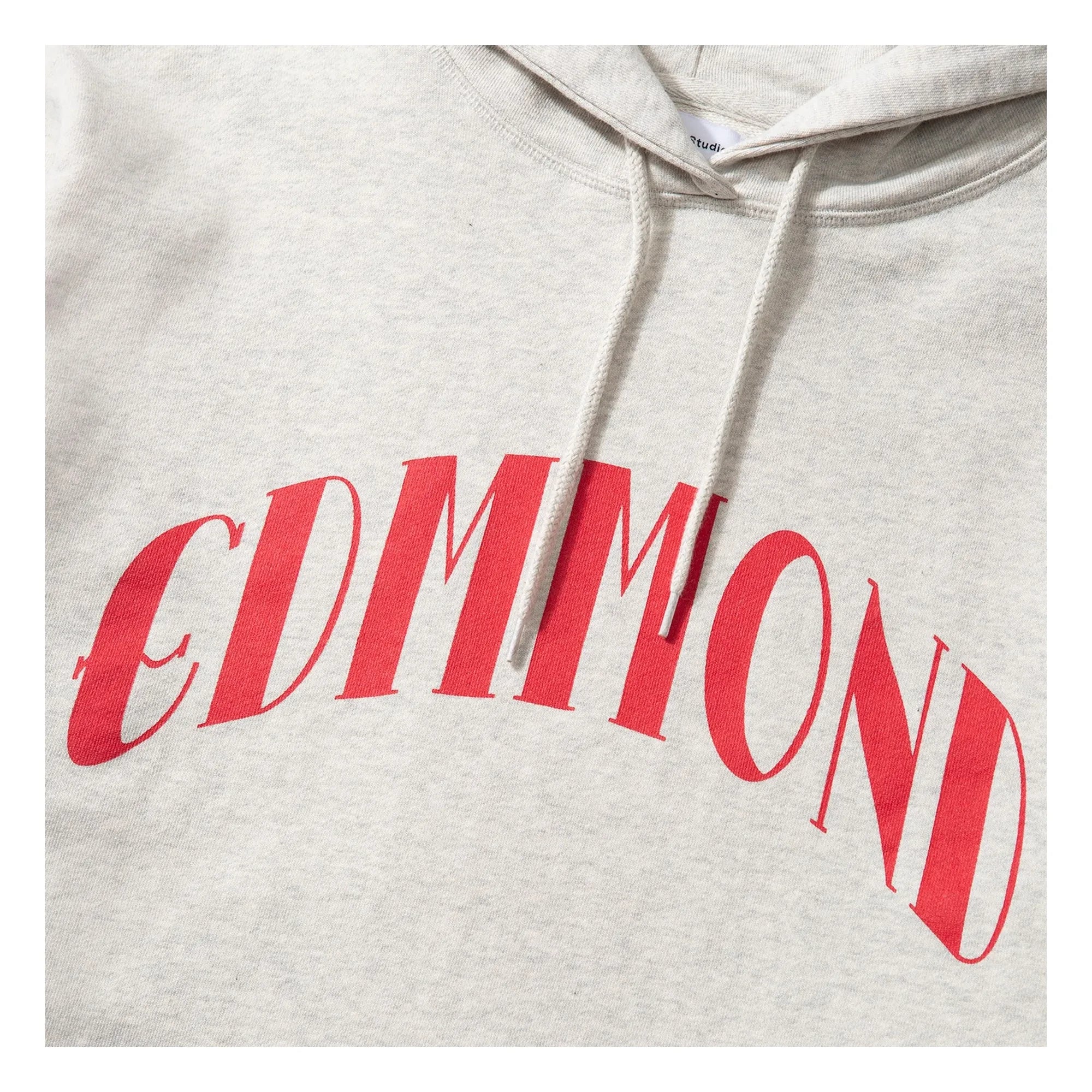 Edmmond Studios - Core Logo Bio-Baumwoll-Hoodie | Hellgrau