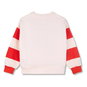 Wynken - Pamuk Organik Cat Sweatshirt | Ekru