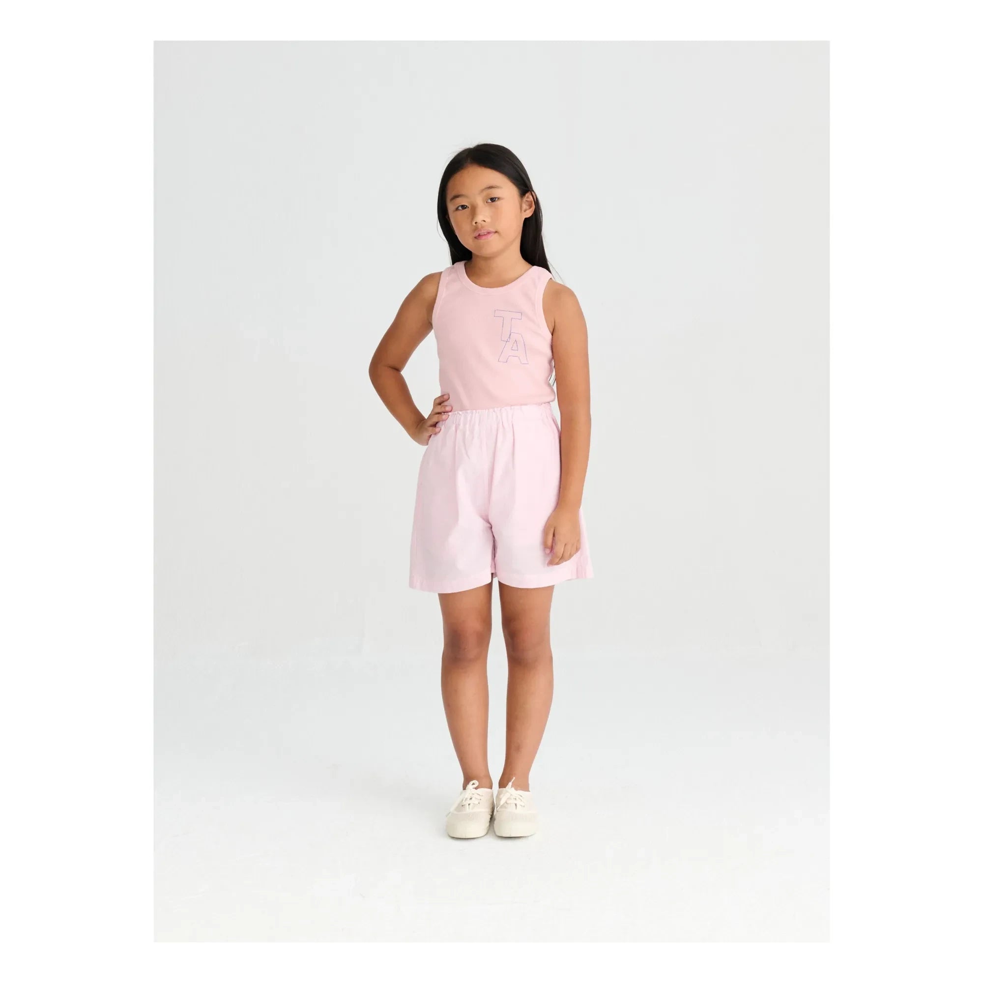 True Artist - Ribbed strap top N°20 | Pale Pink