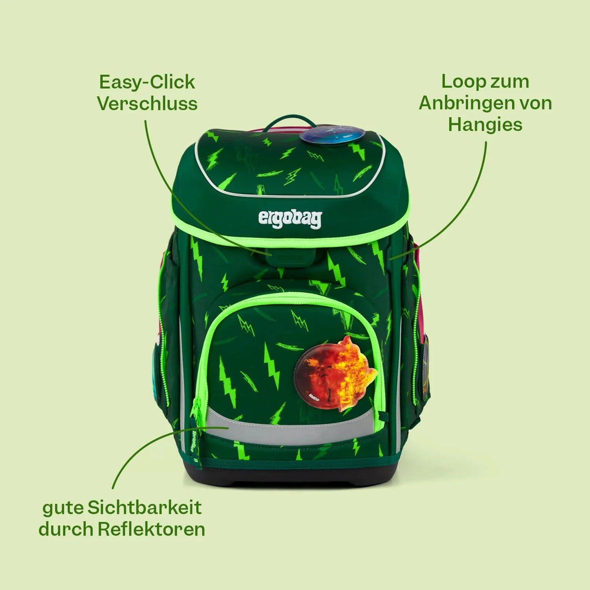 Ergobag - School Backpack Set cubo Dancebear
