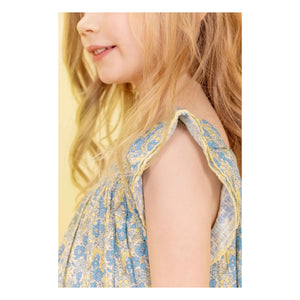 Bonton - Nena Fleurie Elbise | Mavi