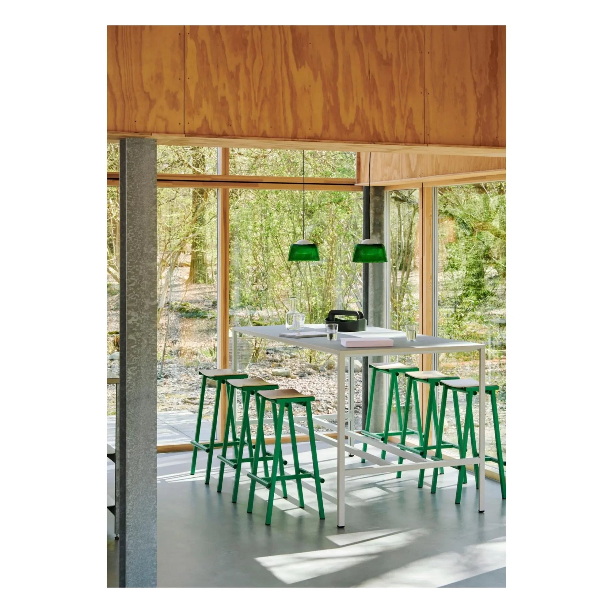 Hay - Bar taburesi 75 cm Taburete 8 | Yeşil