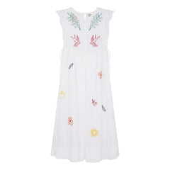 Leon & Harper - Organic Cotton Room Dress | White
