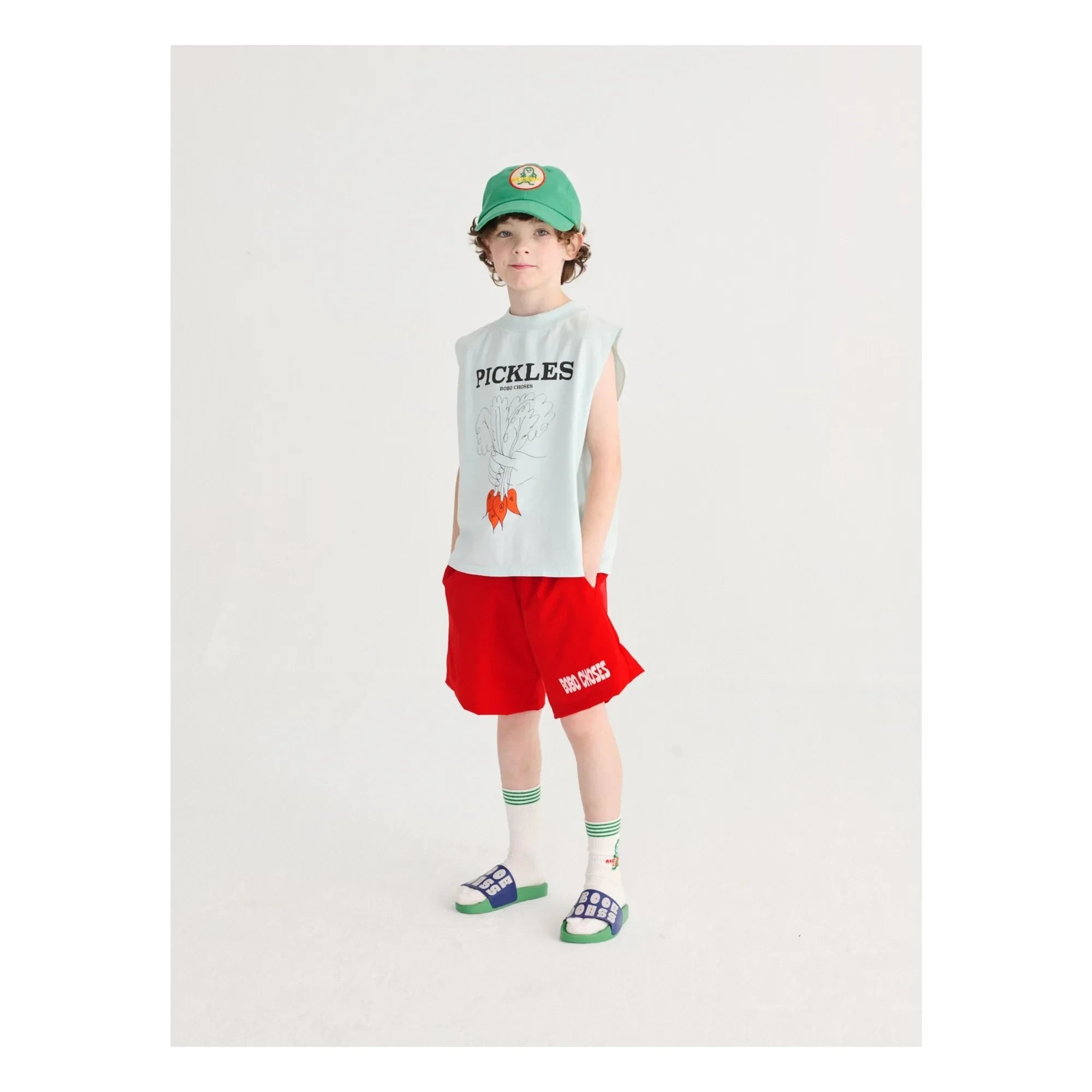 Bobo Choses - Mr Pickles recycled fiber hat | Green
