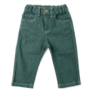 Bonpoint - Jeliott Organic Cotton Jeans | Emerald Green