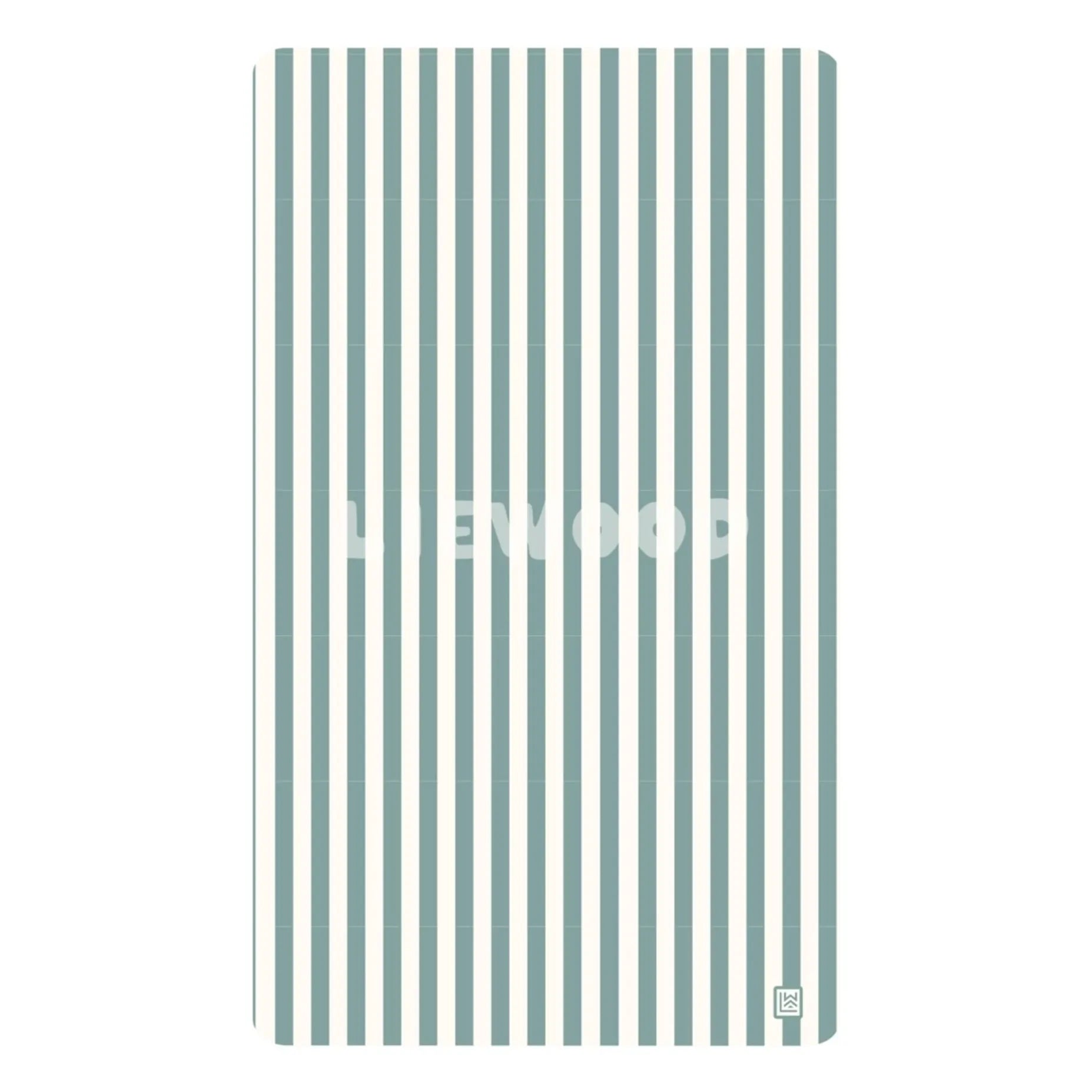 Liewood - Yazlık plaj havlusu | Stripe Peppermint/Creme de la creme