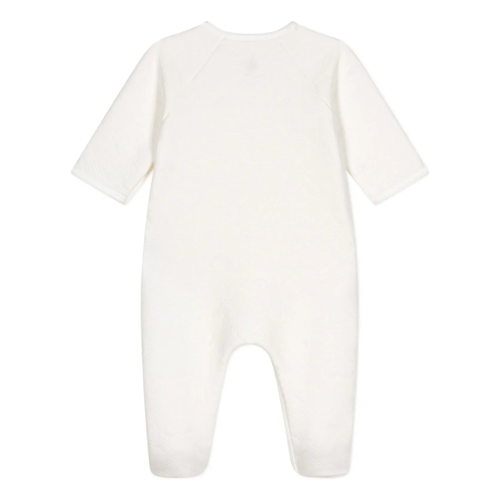 Petit Bateau - Pyjamas Dors Bien Tubique Organik Pamuk | Beyaz