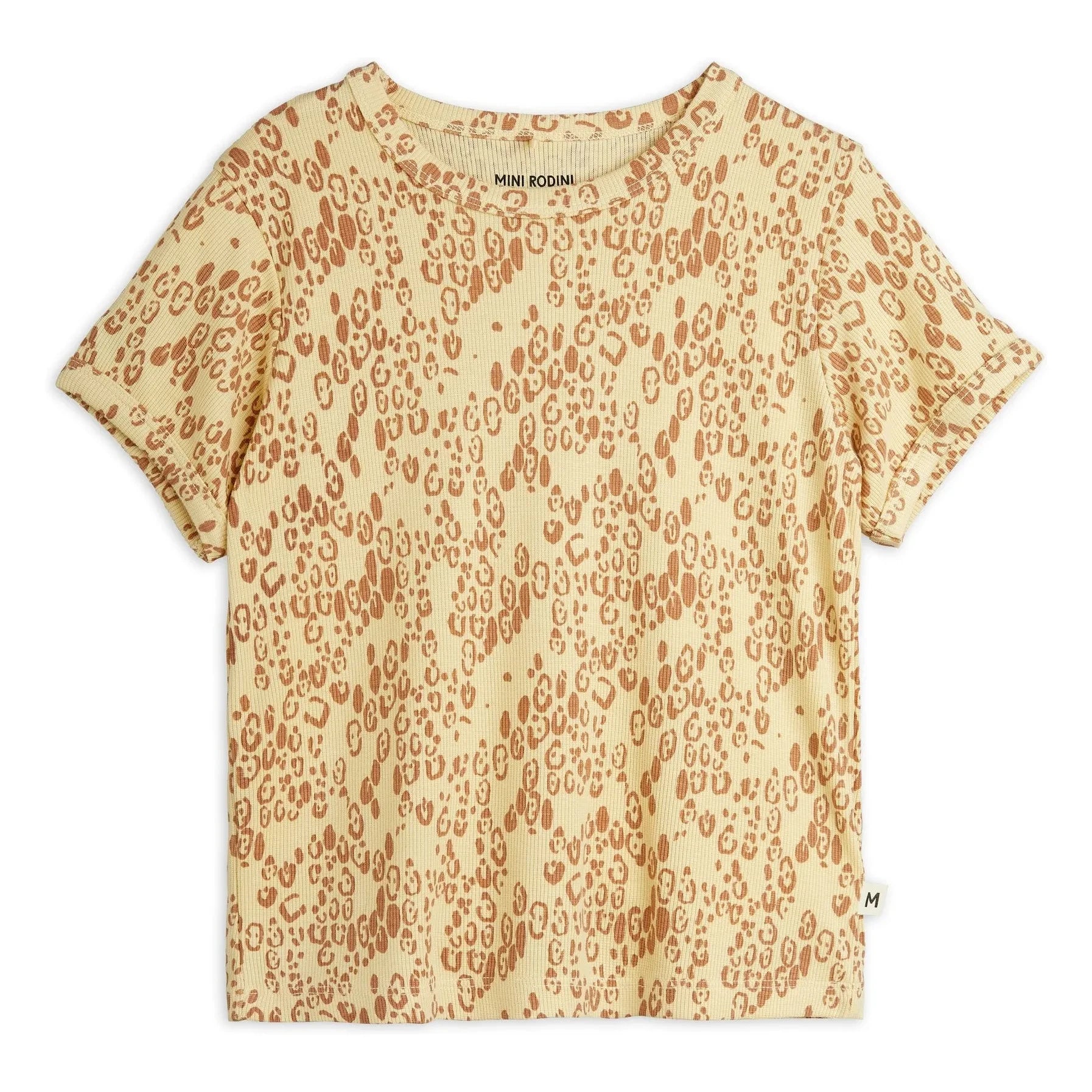 Mini Rodini – Leoparden-T-Shirt | Beige