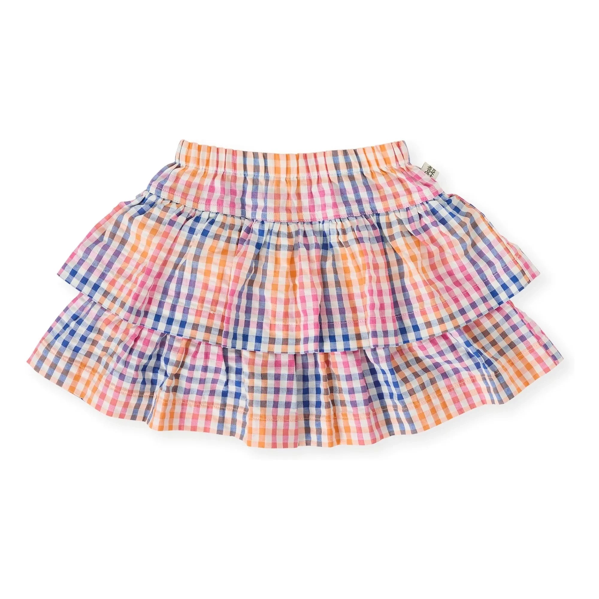 Goldie + Ace - Goldie+Ace x Smallable Exclusive - Gingham Ruffled Skirt | Pink